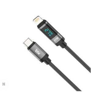 Bix BX06CL Type-C to Lightning Şarj Kablosu 1m Gri #3