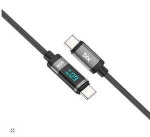 Bix BX06CC 60W Type-C Hızlı Şarj Kablosu 1m Gri #2