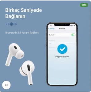 Bix TW8 TWS Kulak İçi Bluetooth Kulaklık Beyaz #2