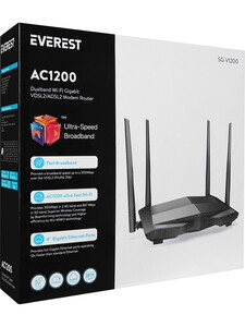 Everest SG-V1200 AC1200 VDSL2/ADSL2 Modem Router #4