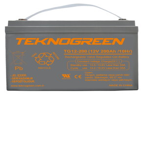 Teknogreen 12V 200Ah Jel Akü
