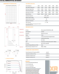 Lexron 360W Monokristal Güneş Paneli #3