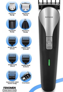 Goldmaster Fenomen GM-8184 9in1 Erkek Bakım Seti