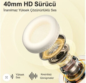 Bix H2 Kulak Üstü Bluetooth Kulaklık Beyaz #2