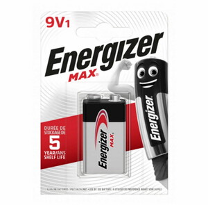 Energizer Max 9V Alkalin Pil