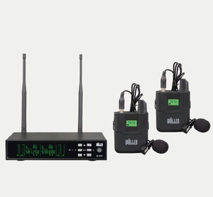 Wöller W-299YY 2 Yaka UHF Telsiz Mikrofon