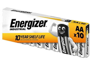Energizer Endustrial AA Alkalin Pil 10 lu