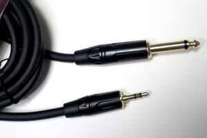 S.Wieler SMS-5M 6.3mm Mono - 3.5mm Stereo Kablo 5m #2