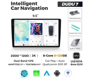 Duduauto DUDU7 9.5' 2K QLED Android 13, 8+128GB 36 #2