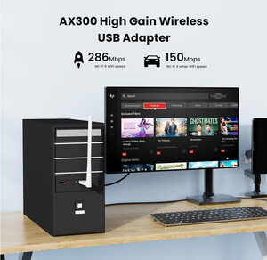 Tenda U2 AX3000 Wifi6 Kablosuz Usb Adaptör #2