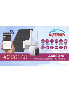 Alpsmart AS-660 4G 4Mp Solar Dış Mekan PTZ Kamera #4