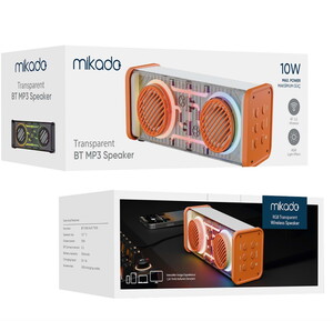 Mikado MD-56BT 10W RGB Turuncu  Bluetooth Hoparlör #3