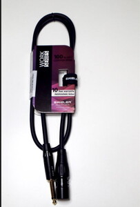 S.Wieler SXM-1M XLR Erkek - 6.3mm Mono Kablo 1m