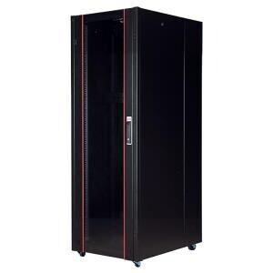 Lande 32U 600x800 Dikili Tip Rack Kabin Siyah