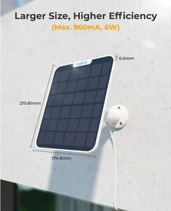 Reolink 6W Solar Panel Beyaz #3